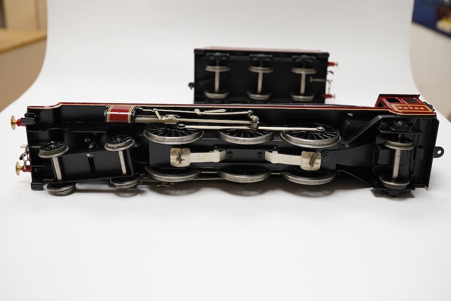 A boxed Bassett-Lowke by Corgi 0 gauge tinplate BR Princess Royal class 4-6-2 tender locomotive, Princess Helena Victoria 46208, a special limited release, with option for two or three rail running, with instruction leaf